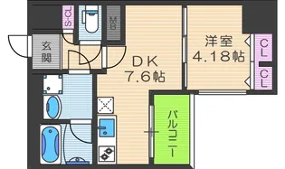 プレジオ本町【7階】の間取り