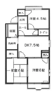 プチ・ヴィラ【2階】の間取り