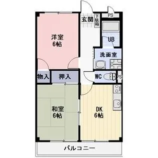 サニーレジデンスCoCo【2階】の間取り