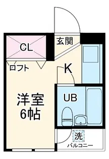 STRAWBERRY CUBE【2階】の間取り