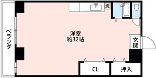 北條ビル【2階】の間取り