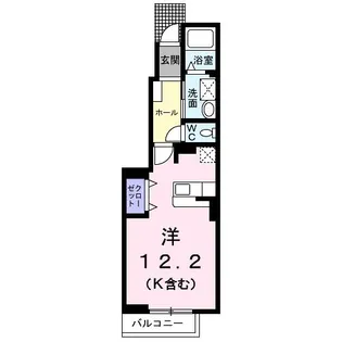 サラソウジュ【1階】の間取り