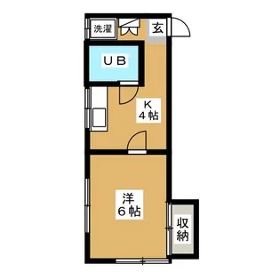なかね荘【2階】の間取り