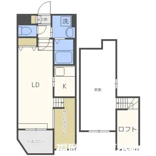 リアンレガーロ井尻ステーションWEST館【1階】の間取り