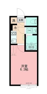 シュシュフルール【1階】の間取り