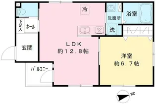 ルシエル宮西町【2階】の間取り