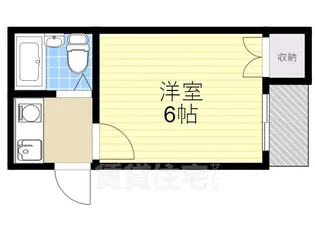 ハセロイヤル堺東【2階】の間取り