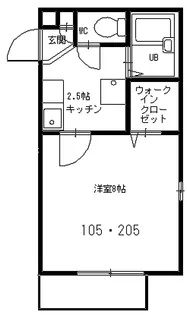 カーサ東寺尾【1階】の間取り