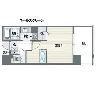 プライムスクエア【10階】の間取り