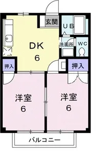 ドリームハイツ【2階】の間取り