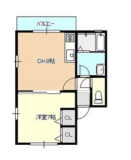 Le Soleil【2階】の間取り