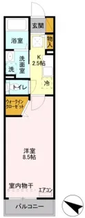 メゾン・ソレーユ【1階】の間取り