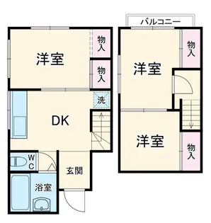 スカイコート佐倉の間取り