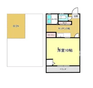 ロメオ【2階】の間取り