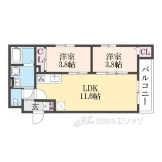 TioFleuR【2階】の間取り