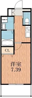 クローバー・グランデ田辺駅前【8階】の間取り