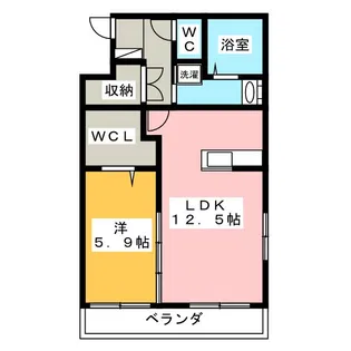 ラフィーネ【2階】の間取り