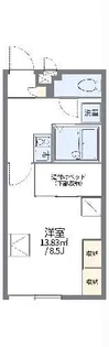 レオパレスフリーデン【1階】の間取り
