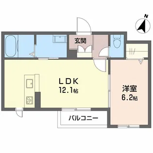 Casa Peridot【1階】の間取り