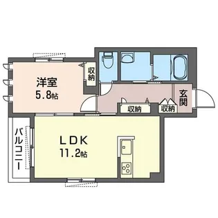 アミコート【3階】の間取り