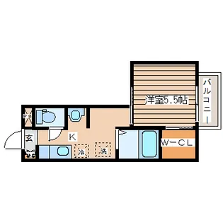グリーンヒルズ北仙台【2階】の間取り