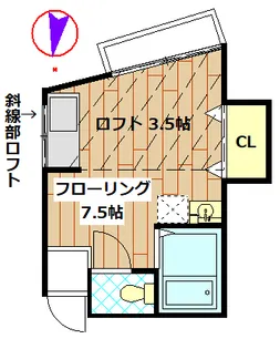 ハピネスメゾン【2階】の間取り