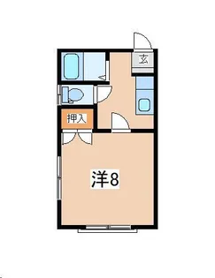 1Kの間取り画像