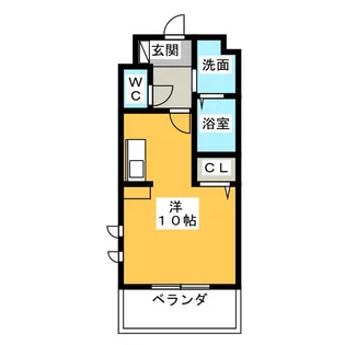 ベレーサ新瑞橋【2階】の間取り