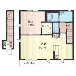 メゾン ガゼル【2階】の間取り
