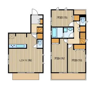 東京都練馬区西大泉4【一戸建】の間取り