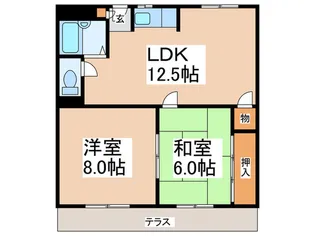 ハッピーハウス21【1階】の間取り