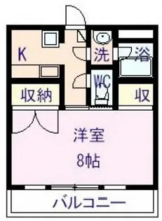 アメニティー伊島【3階】の間取り