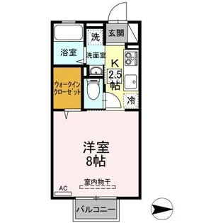 グランレーヴ【1階】の間取り