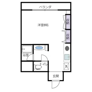 ClLQ【3階】の間取り