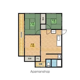 茨城県神栖市知手中央1【一戸建】の間取り