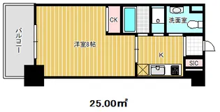 エスポワール春日野道2【9階】の間取り