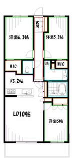 KDXレジデンス武蔵境II【2階】の間取り