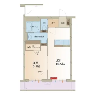 オーベル【3階】の間取り