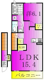 ドリームII【2階】の間取り