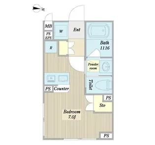 ノーウェジアン・ウッド【2階】の間取り