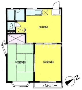 千葉県千葉市花見川区花園4【アパート】の間取り