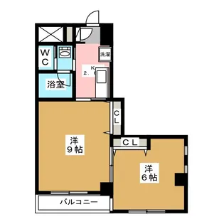 ベルエア【4階】の間取り