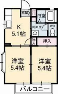 フレグランス高須【1階】の間取り