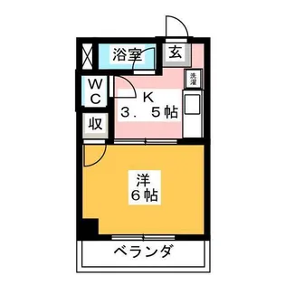サニーコーポ【4階】の間取り