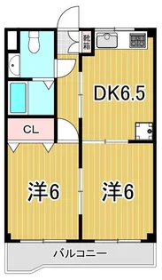 綾瀬グリーンハイツ【2階】の間取り