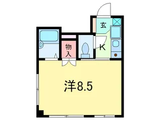 峰住吉ハイツ【2階】の間取り