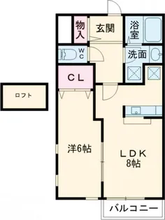 HEARTLAND中山【2階】の間取り