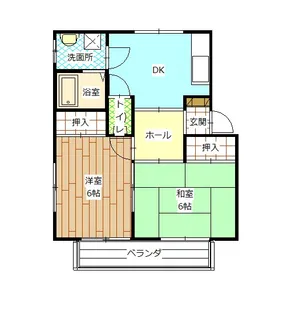 五番館【2階】の間取り