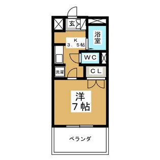 KYハウス【5階】の間取り