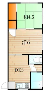 山口県下関市稗田西町【アパート】の間取り